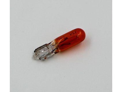 Žárovka - celosklo ORANŽOVÁ 1,2W