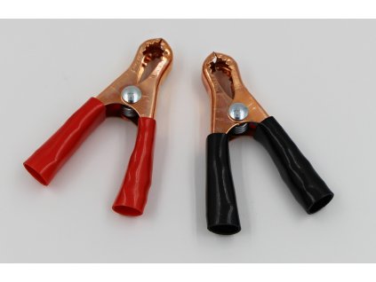 Krokosvorky červené, černé pár, 30A