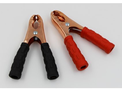 Krokosvorky sada 2ks červená + černá, 200A