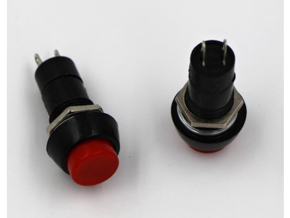 Stiskový vypínač kulatý Ø17,2mm