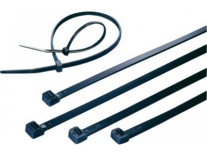 100 ks Vázací kabelová páska 4x250mm