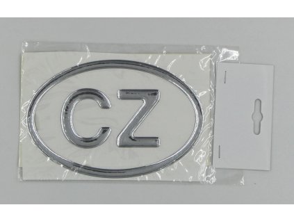 Samolepka CZ - velká, 3D