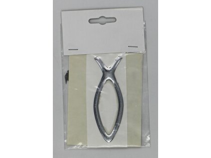 Samolep. Znak "RYBA", 3D 1 ks,černá