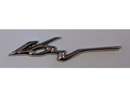 Samolepící 3D znak 16V, stříbrný