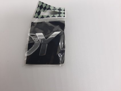 Samolepící chromované písmeno Y