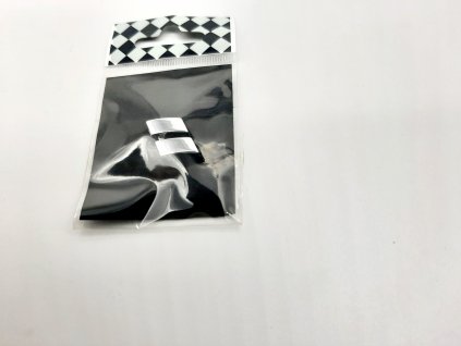 Samolepící chromované uvozovky