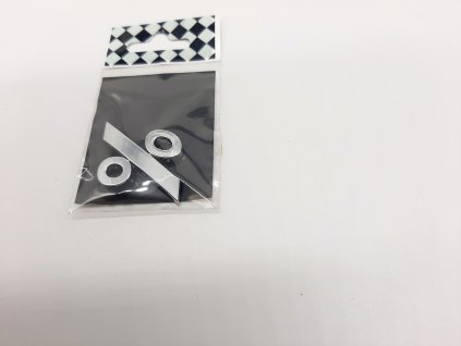 Samolepící chromovaný znak procento