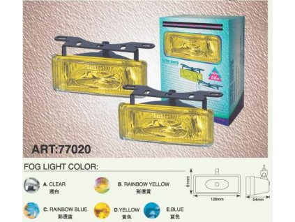 Víceúčelové halogenové světlo - modrá duha ,128x61x54mm