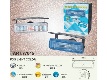 Víceúčelové halogenové světlo - mlhové modrá duha