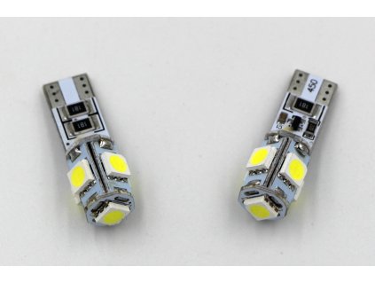 Diodová žárovka - pár v blistru bílá - Super White canbus