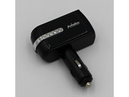 Rozdvojka autozapalovače s kloubem a USB výstupem