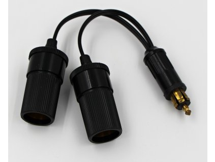Rozdvojka autozásuvky DIN stará/nová duální 12/24V