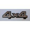 Samolepící 3D znak 4X4, stříbrný
