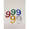 Reflexní čísla (9), 100 mm