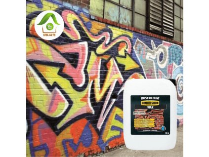 Antigraffiti WAX - ochranný antigraffiti náter na báze vosku (Balenie 10 L, Farba Transparent)