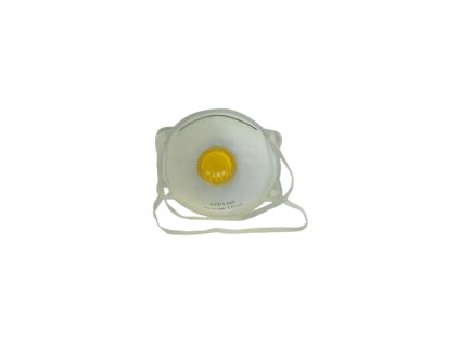 Respirátor s ventilom FFP1 (Balenie balenie 3 ks, Farba Biela)