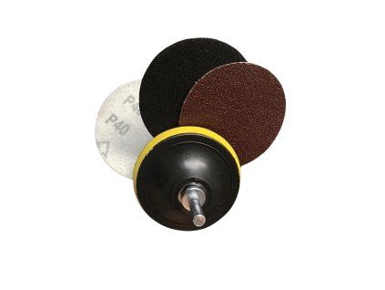 Brúsny papier 125 mm na suchý zips |