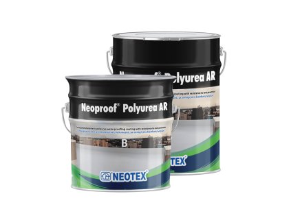 Neoproof Polyurea AR - polymočovinová hydroizolácia odolná voči koreňom (Balenie 19 kg, Farba Biela)