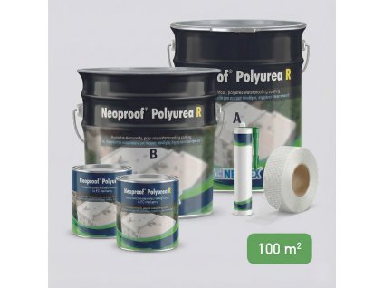Neoproof Polyurea R 100 m² – set na PVCEPDM fóliu