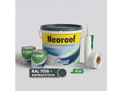 Neoroof antracit 30m² set