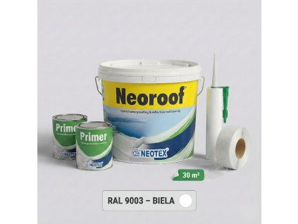 Neoroof biela 30m² kompletný set