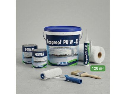 Neoproof PU 120 m² – kompletný polyuretánový set na plochú strechu
