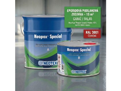 Epoxidová poslaha červená 15m2