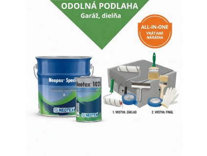 Zostava Odolná garáž a domáca dielňa – STANDARD (All in One s náradím)