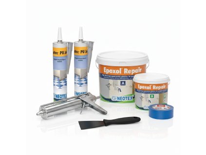 OBRÁZOK 1 Produktový packaging shot Dilatačné škáry a trhliny kompletný set