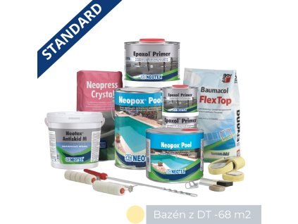 Zostava Pieskový bazén z debniacich tvárnic – STANDARD (68 m²)