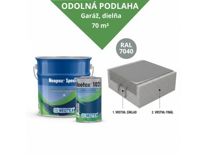 Zostava Odolná garáž a domáca dielňa sivá 70 m² – STANDARD