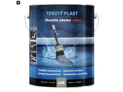 tekuty plast s vlakny