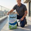 Deplast - vysoce pevná omítka aplikace