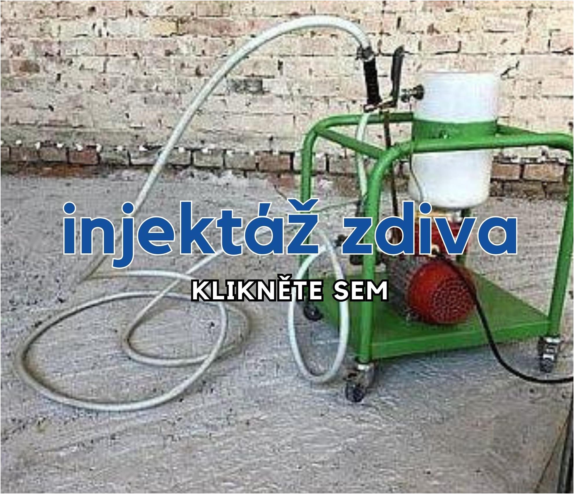 Chemická injektáž vlhkého zdiva