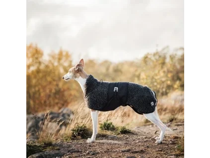Hundlands Wool jacket Hybrido charcoal