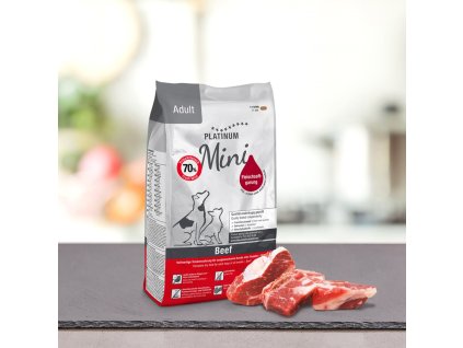 platinum mini adult beef hovezi 900 g