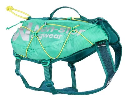 Trail light dog backpack teal