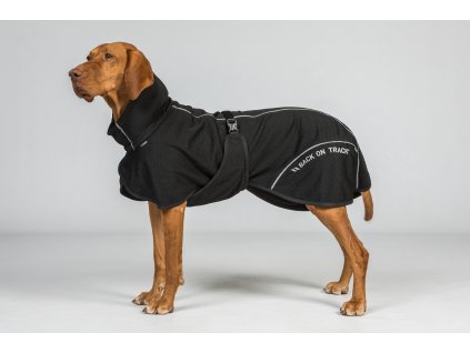 3238 BAY Mesh Dog Coat, Low set tail Black Detail 01