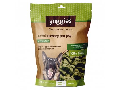 Yoggies suchary bez masa spenatove 150g