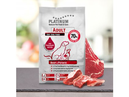 Platinum Natural Adult Beef & Potato 15kg