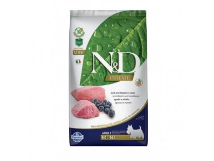 nd prime dog adult mini lamb blueberry 25kg