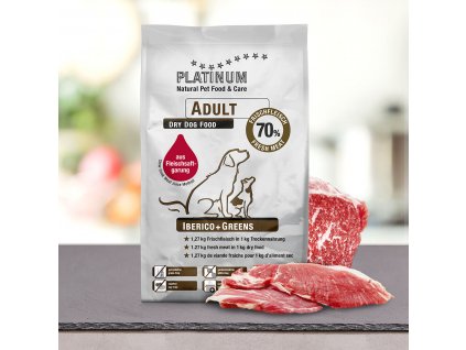 Platinum Natural Adult Iberico & Greens 5kg