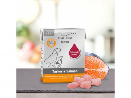 537 nassfutter hund menu adult turkey salmon 1 1