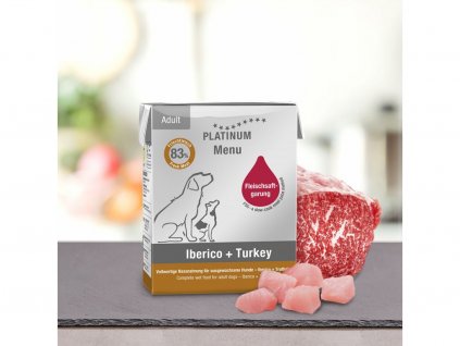 942 nassfutter hund menu adult iberico turkey 1