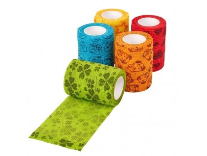 Kruuse Elastické samodržící obinadlo 7,5cmx4,5m mix motivů