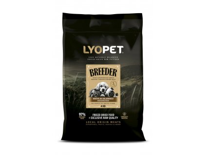 23014 LYOPET BREEDER 3D mockup 4kg kruta se zeleninou maly