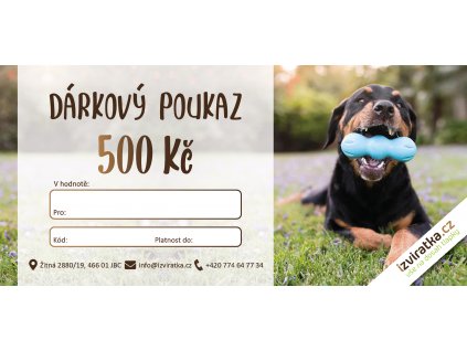 Dárkový poukaz I 210x99 varianta1 500