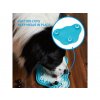 PetDreamHouse lízací podložka Paw Lick Pad světle modrá