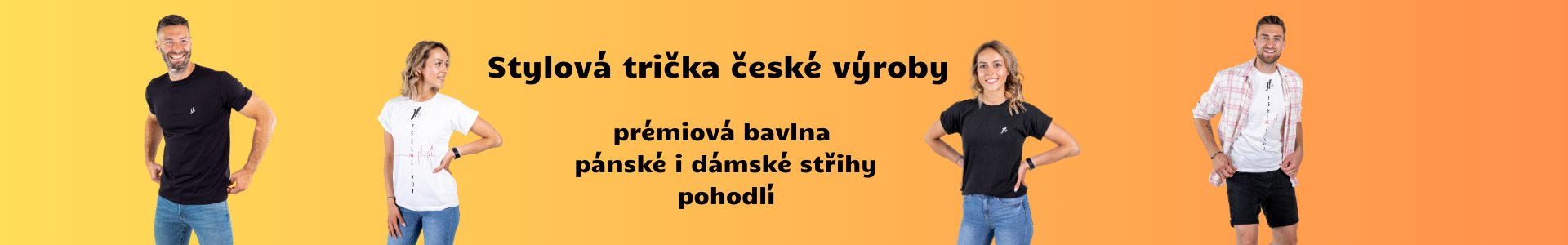 Stylová trička pánská i dámská