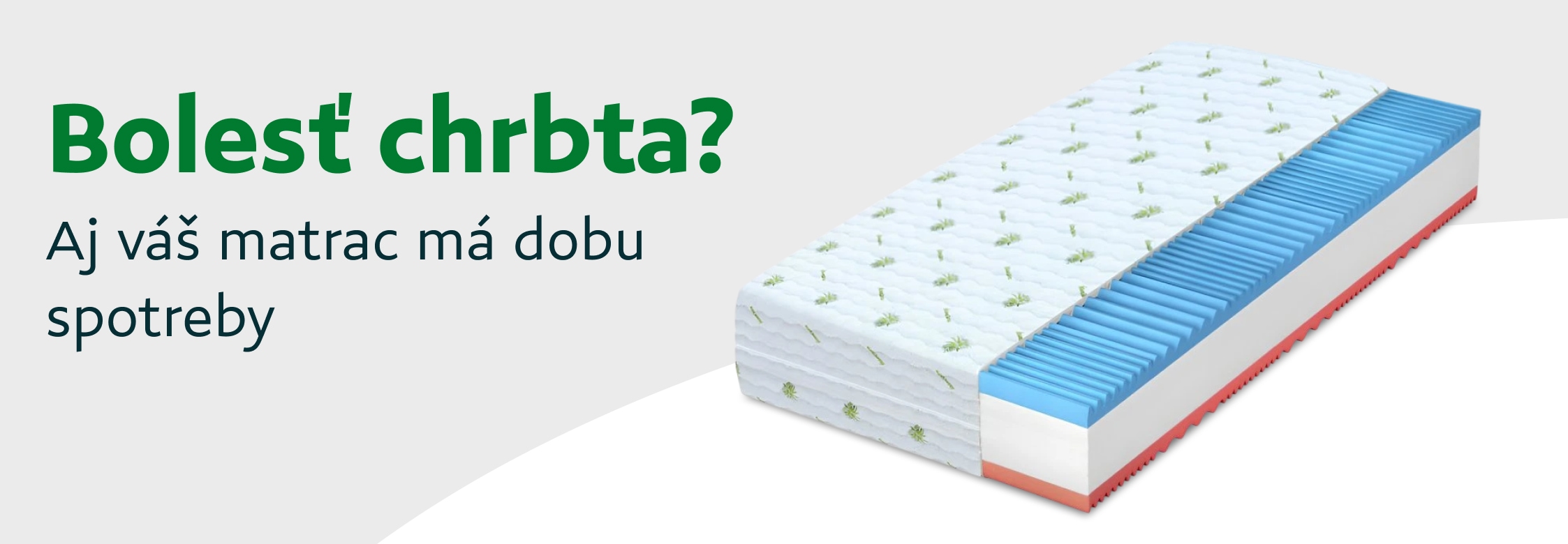 Trpíte bolesťou chrbta - Matrac Sandra pomôže s týmto problémom!